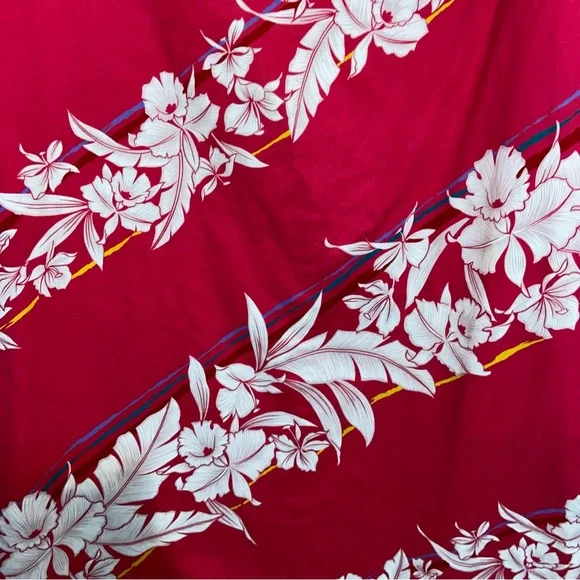 Vintage Malihini Hawaii Dress Womens XS 60s Maxi Caftan Muu Muu USA Hawaiian - Picture 7 of 10